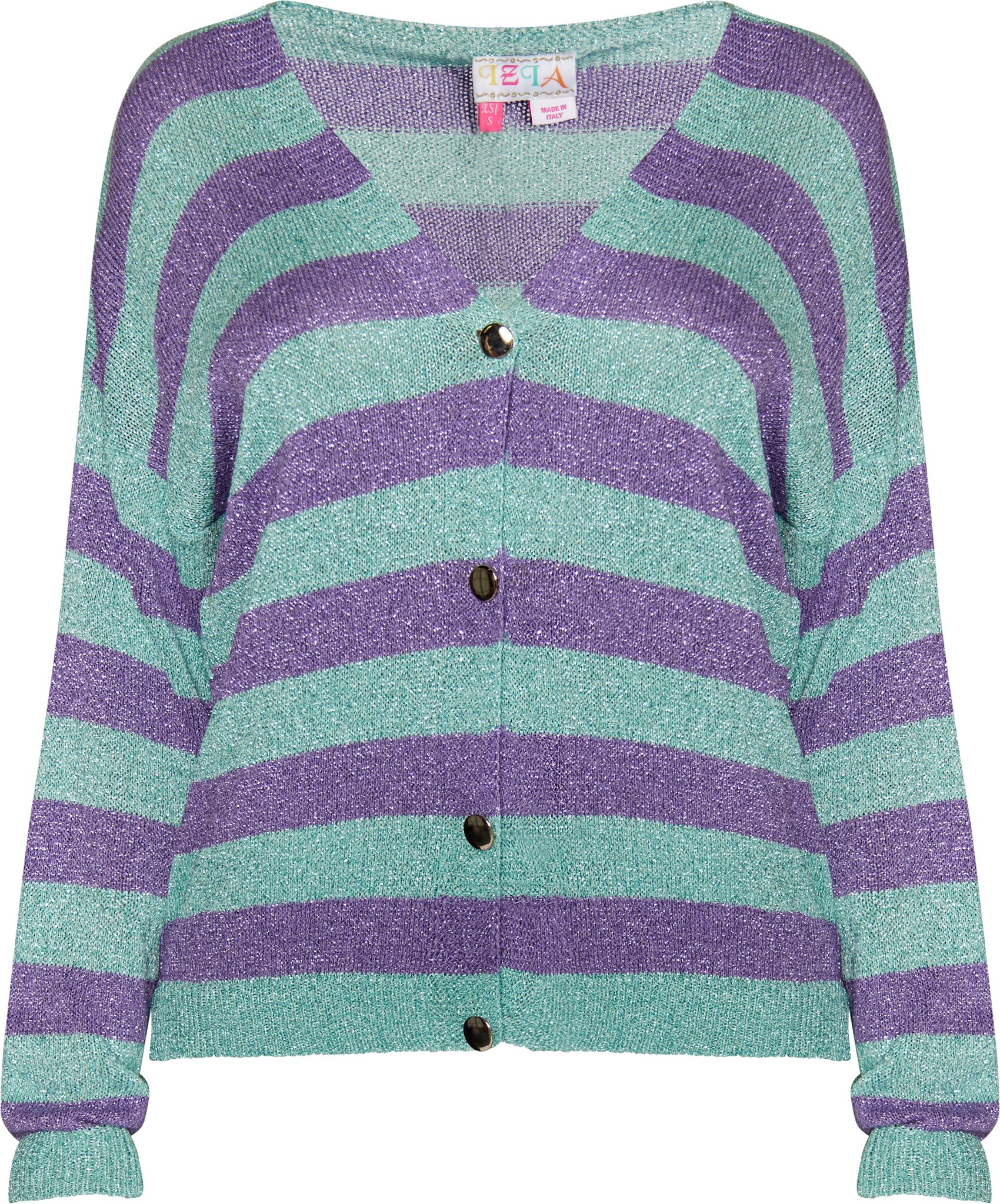 IZIA Strickjacke Damen Aqua Lila