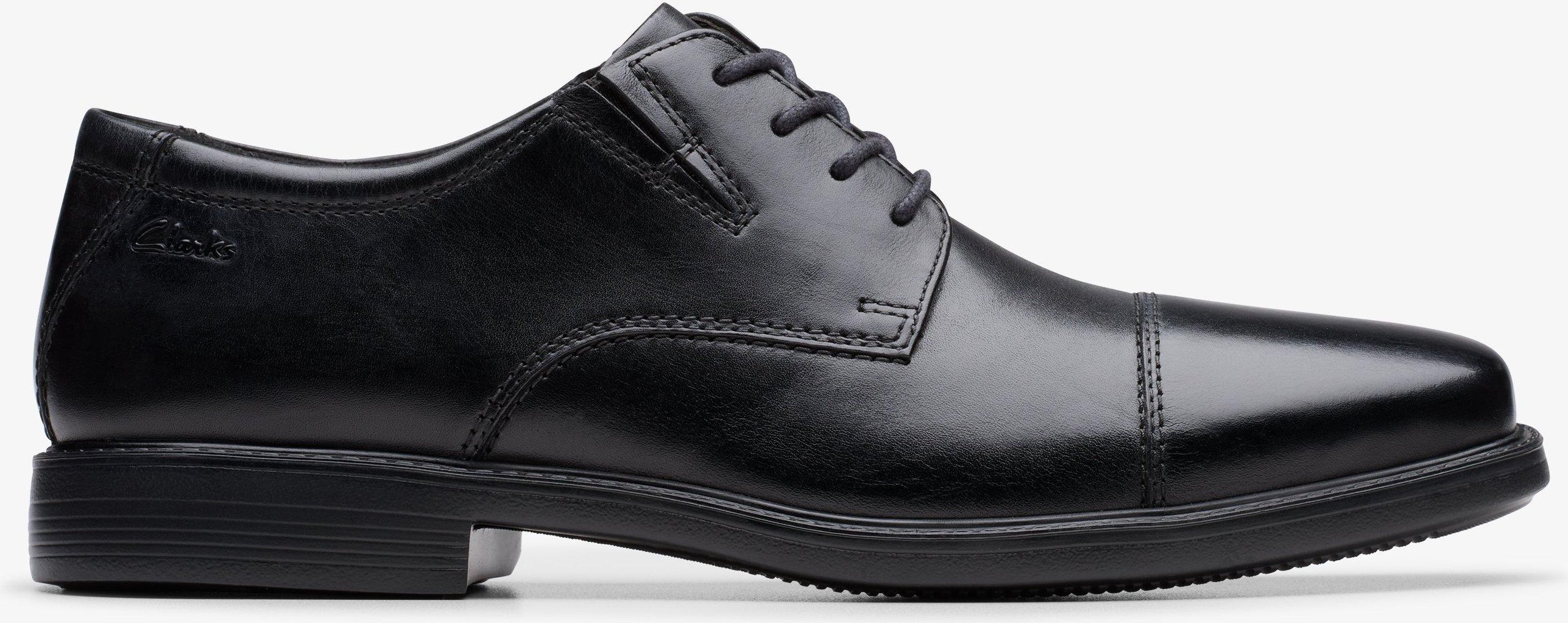Cosgrove Kappe Schwarze Lederschuhe