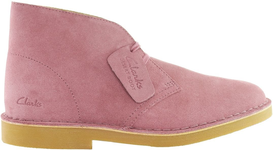 Clarks Desert Womens Pink Stiefel