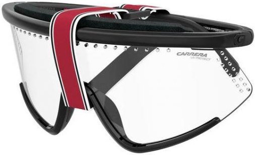 Carrera HYPERFIT 10/S Sonnenbrille Schwarz Grau / Transparent