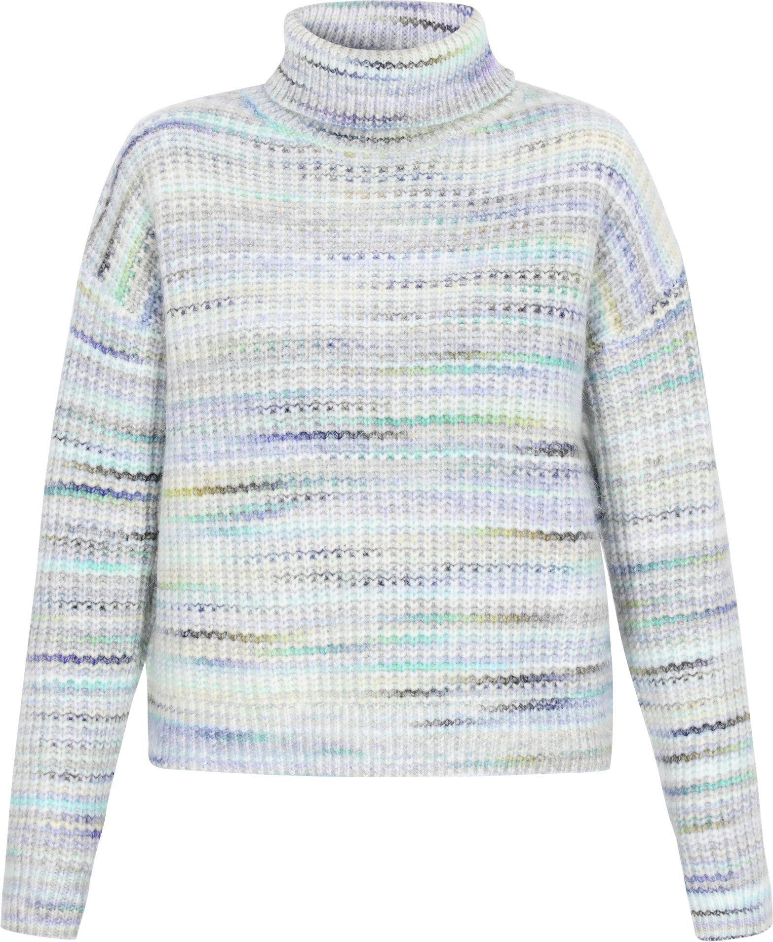 Mymo Pullover Frauen cremeweiß mehrfarbig