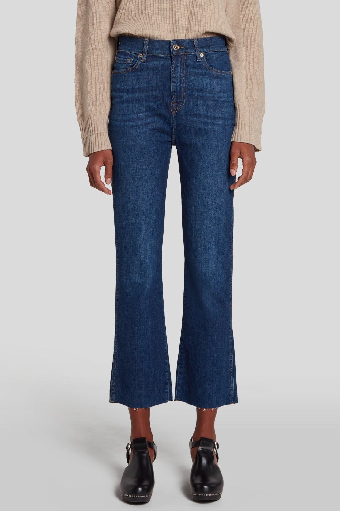 Damen Jeans Hw Slim Kick Bootcut Fit