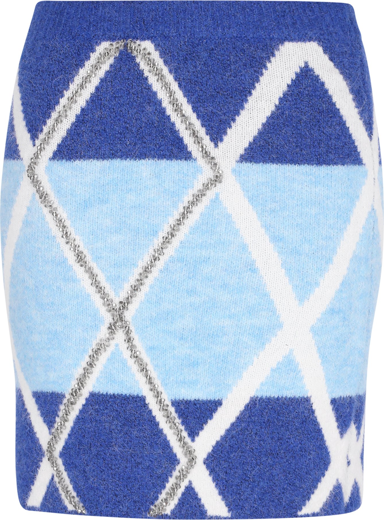 IZIA Rock Frauen Marineblau Hellblau