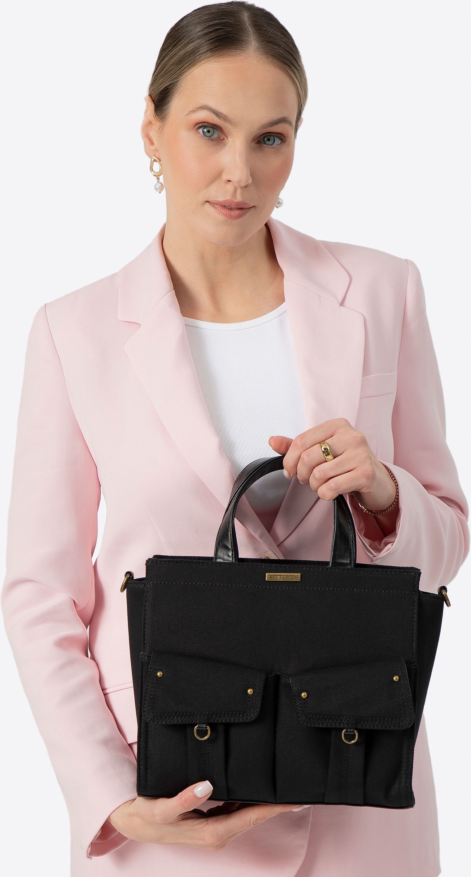 Wittchen Damen Baumwollmischung Schwarz