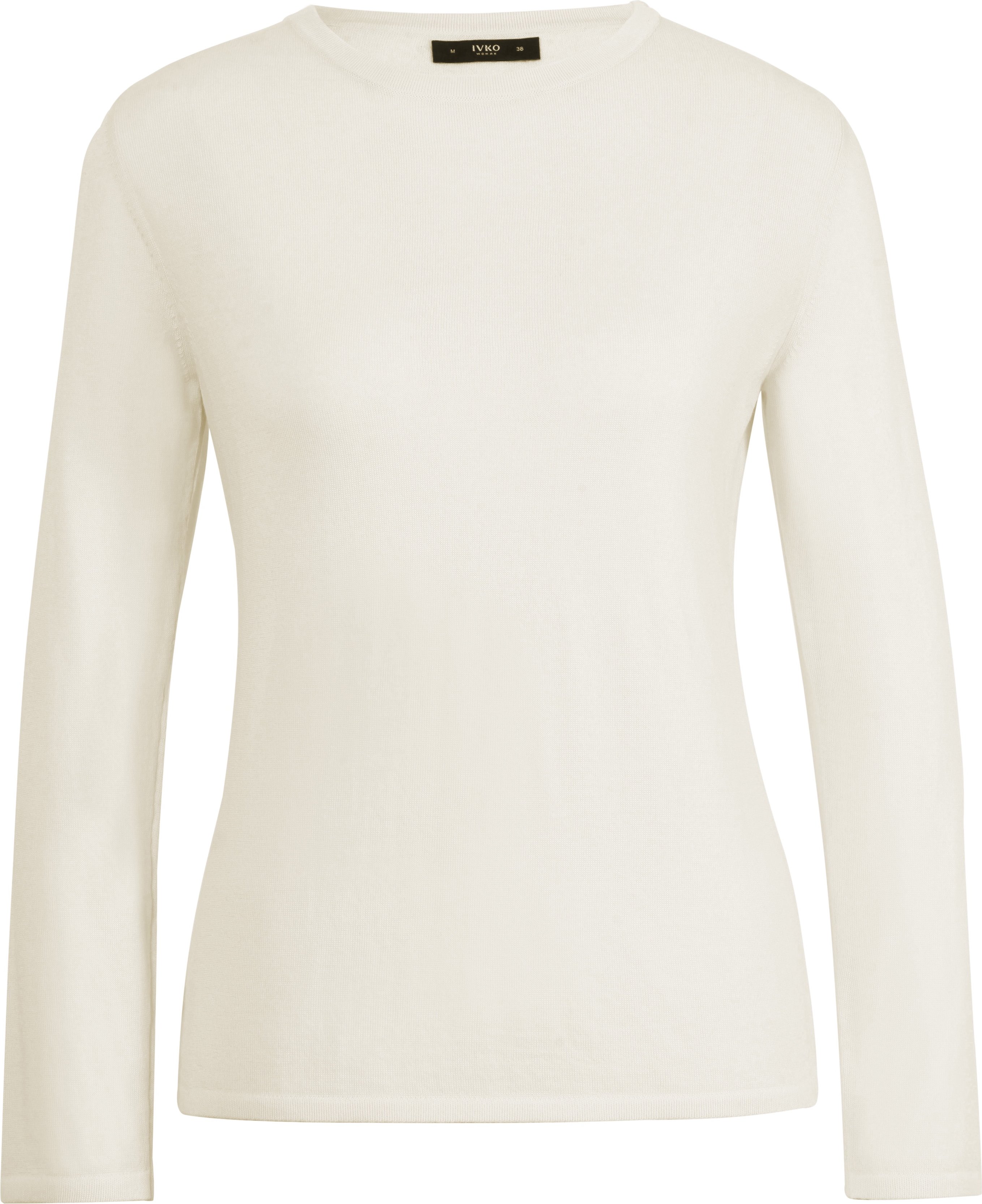 Schlichter Pullover, Rundhalsausschnitt