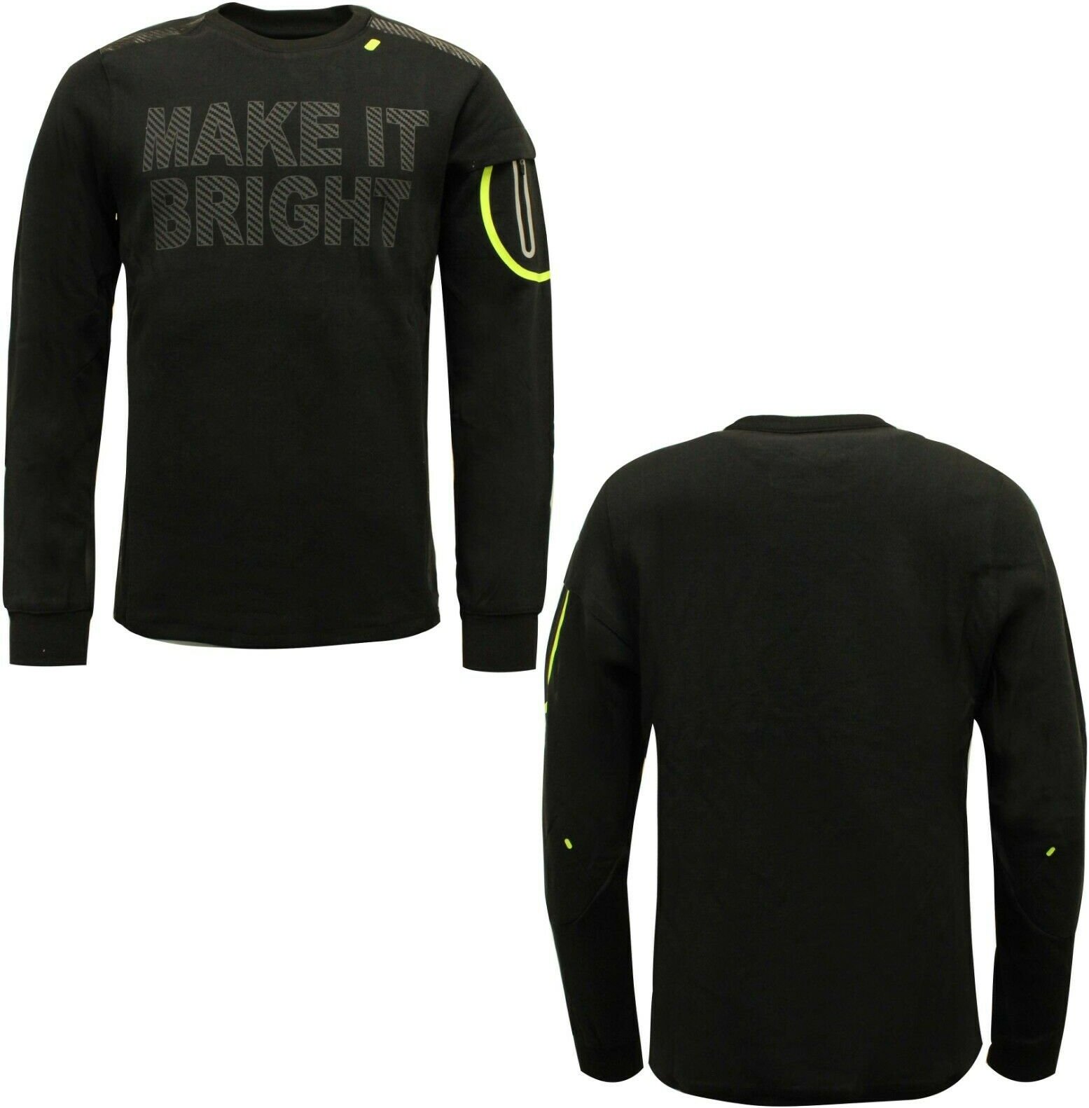 Diadora Sportswear Mens Black Pullover