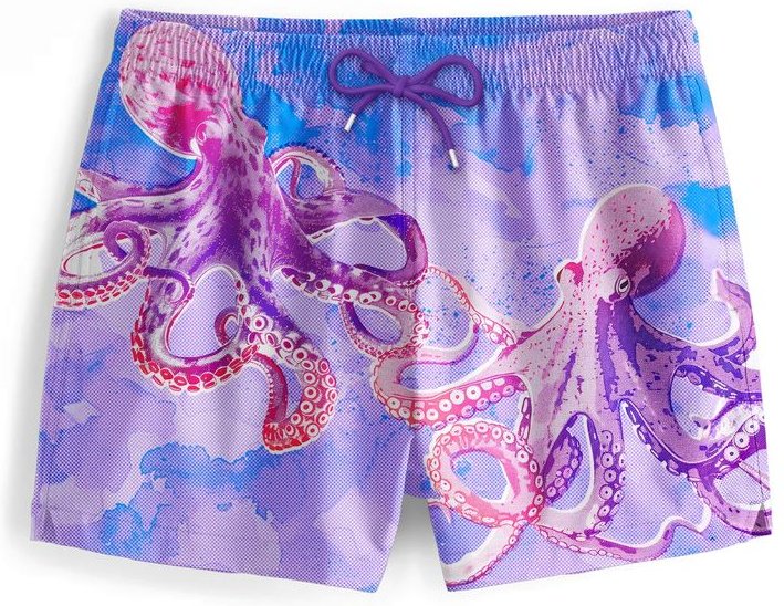 "Octopus" Badeshorts