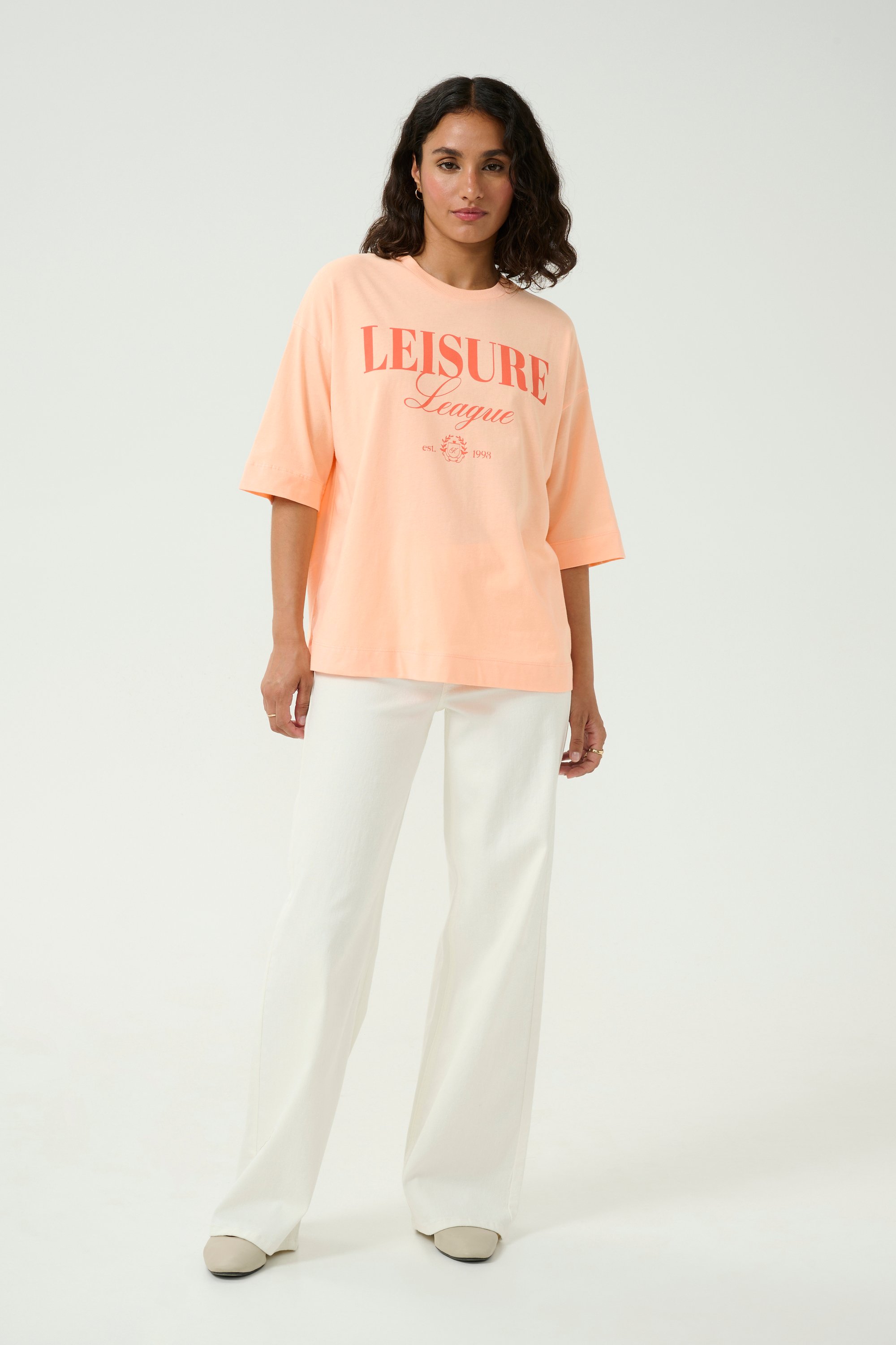 T-shirt Loose fit Peach