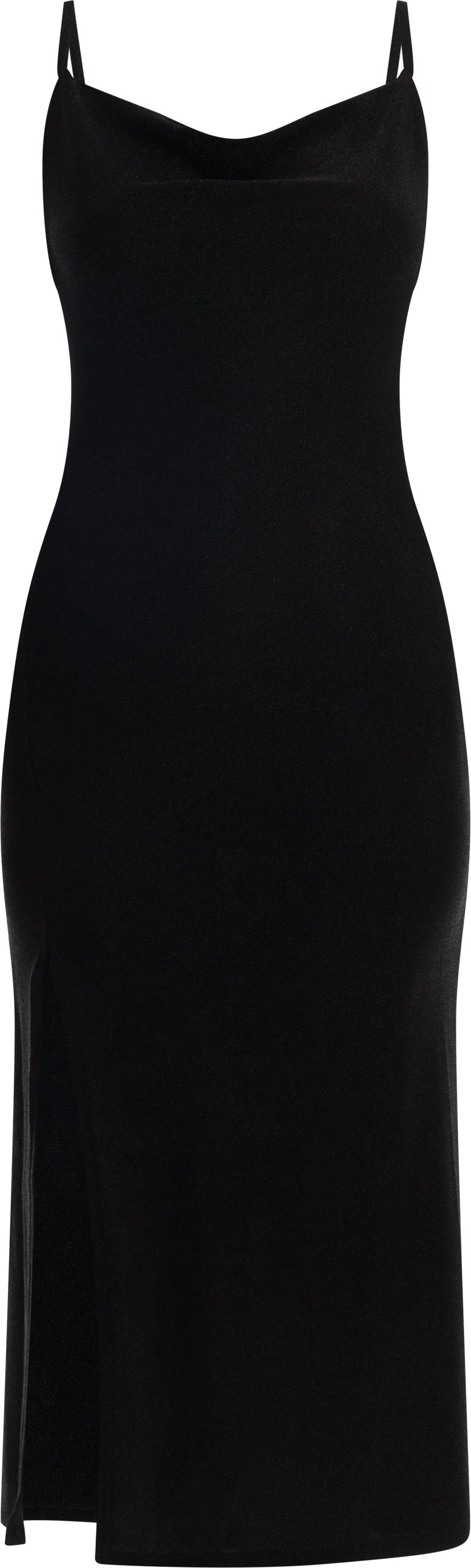 Mymo Trägerkleid midi Damen schwarz