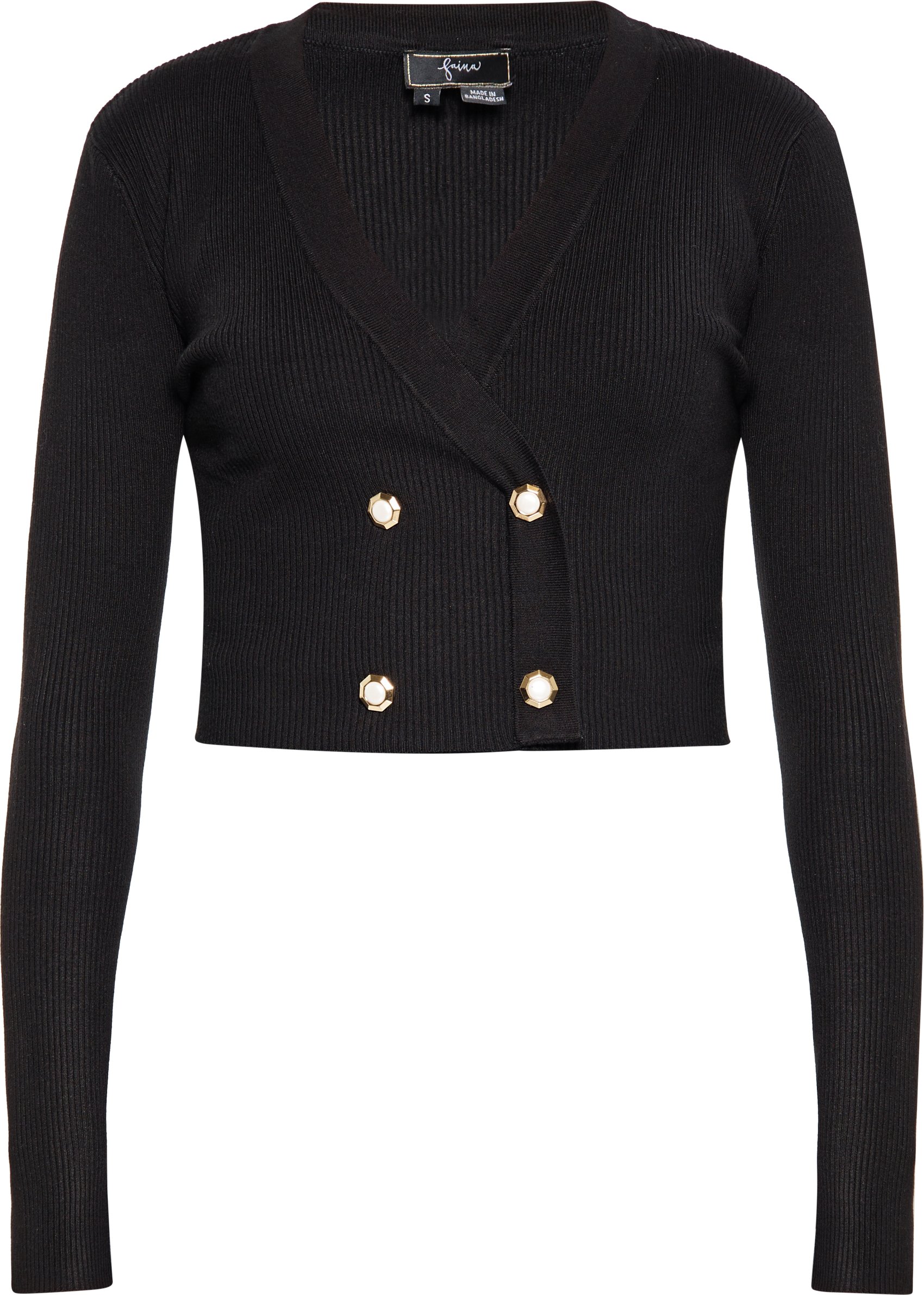 Faina Strickjacke Damen schwarz