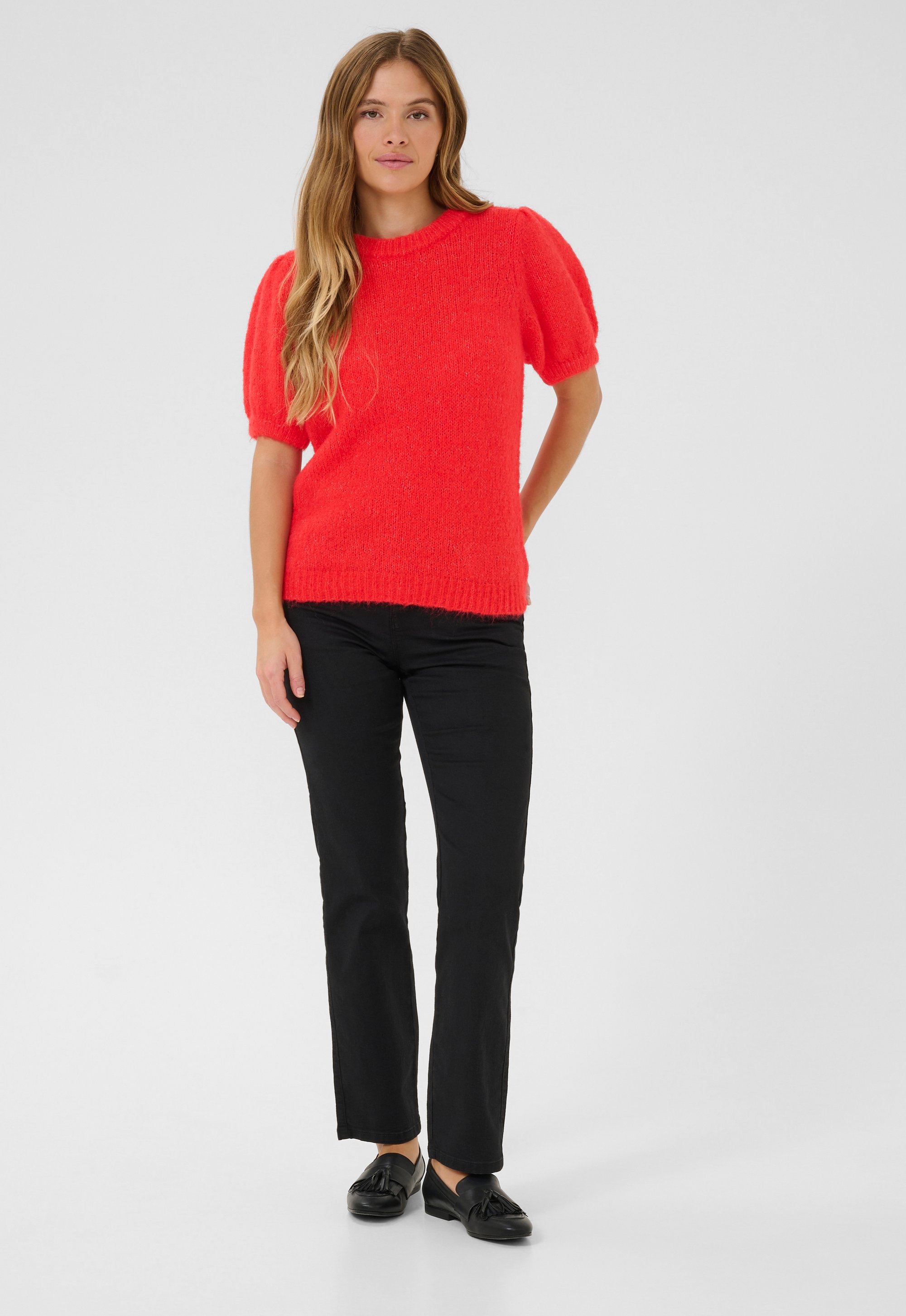 Strickpullover Regular fit red