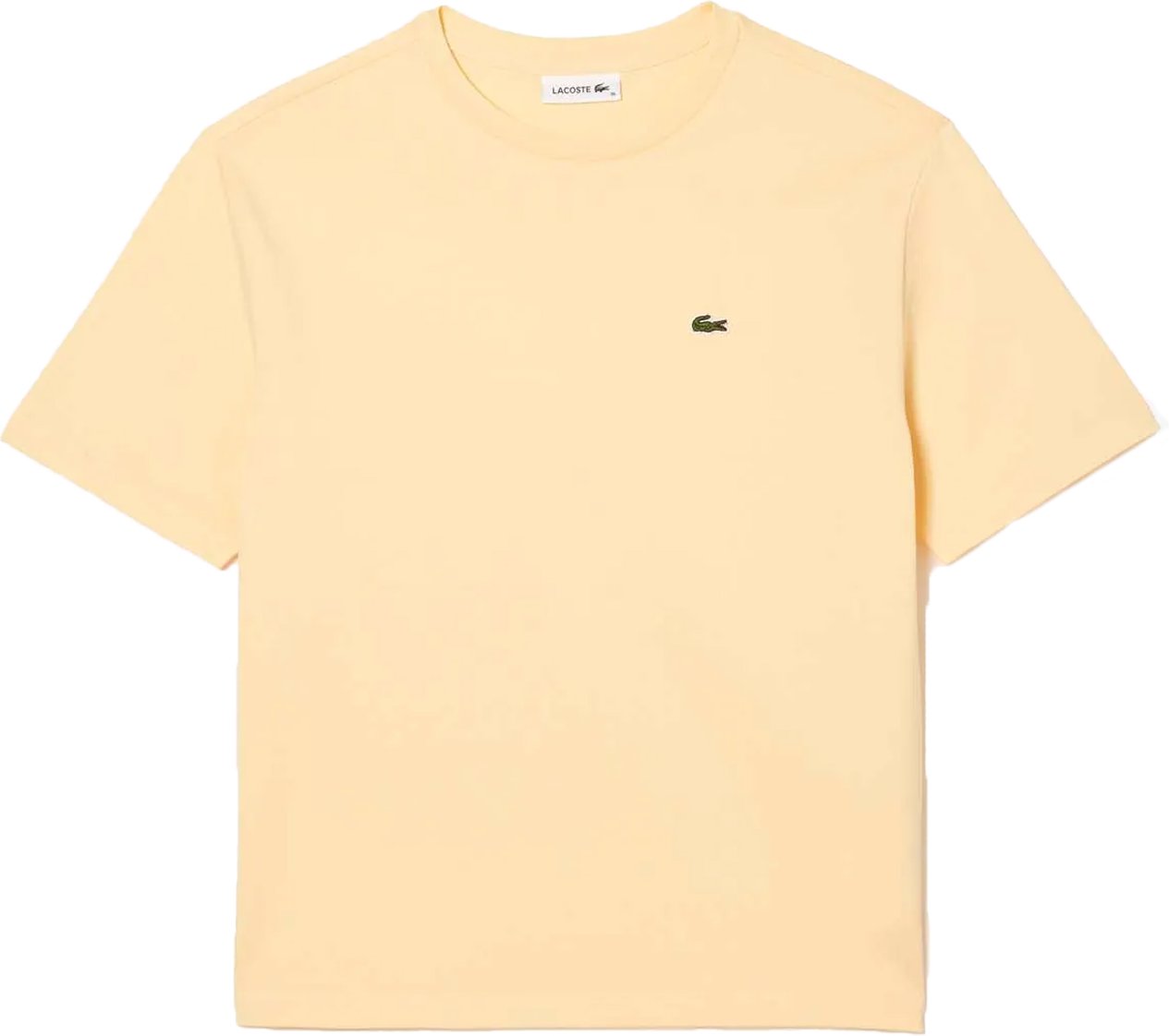 Lacoste - "Premium" T-Shirt Rundhalsausschnitt für Damen (Gelb)
