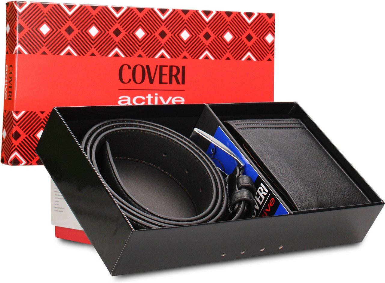 Enrico Coveri Geldbörsen- und Gürtel-Set Men