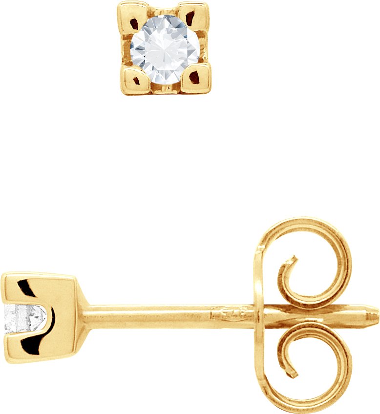 DIADEMA - Ohrringe - Diamanten - Gelbgold