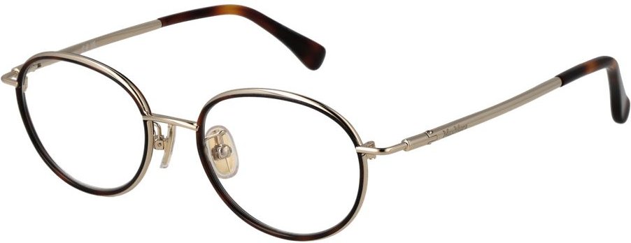 Ovale Brille mit Metallrahmen