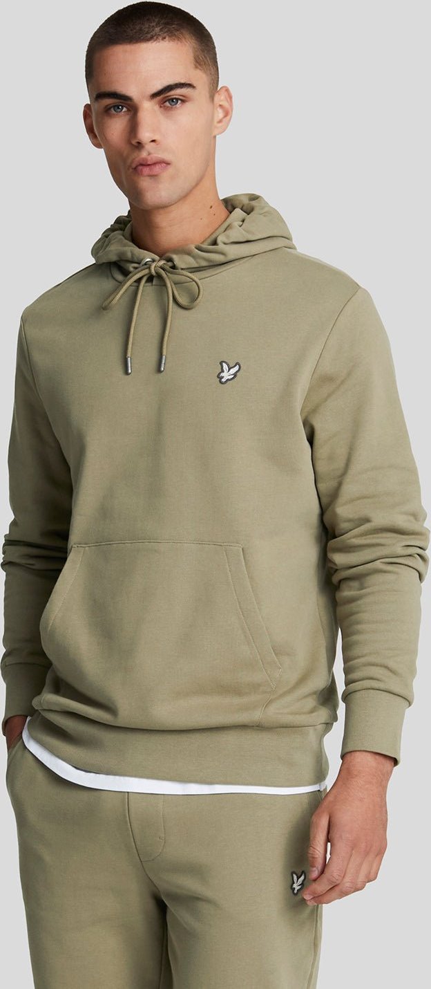 Thumbnail - Lyle & Scott Diagonal Weave French Terry Hoodie - Woolwich