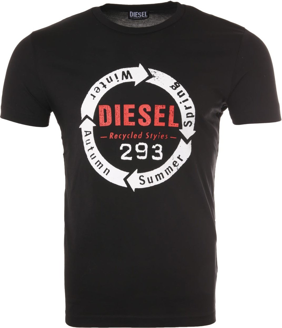 T-shirt T-Diego C1 Graphic Logo Diesel Pour Homme en Noir