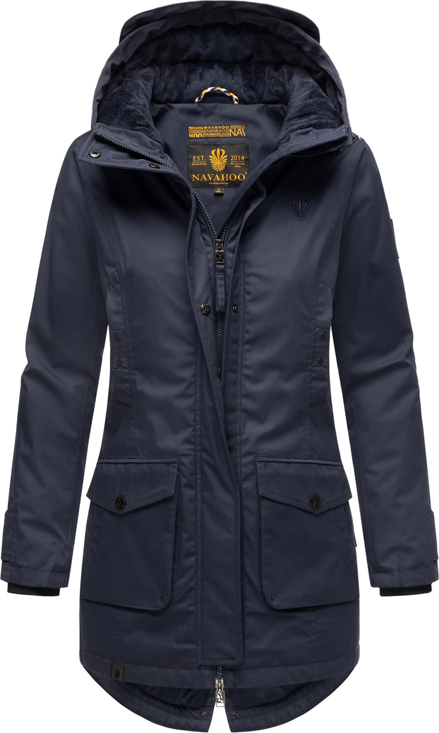 Navahoo Damen Übergangsparka Brinja – Warm & Zeitlos