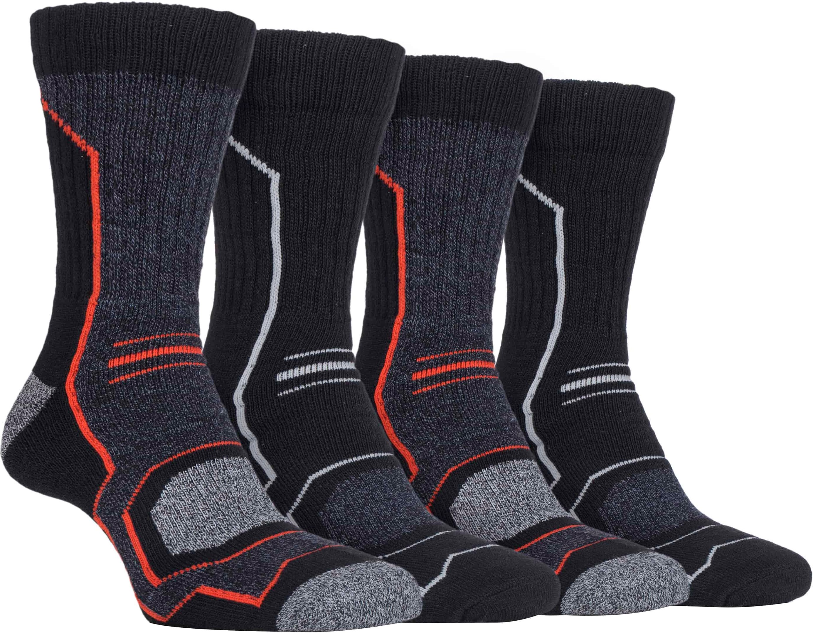 4 Pack Herren Cushion Lightweight Wandern Boot Socken für warmes Wetter