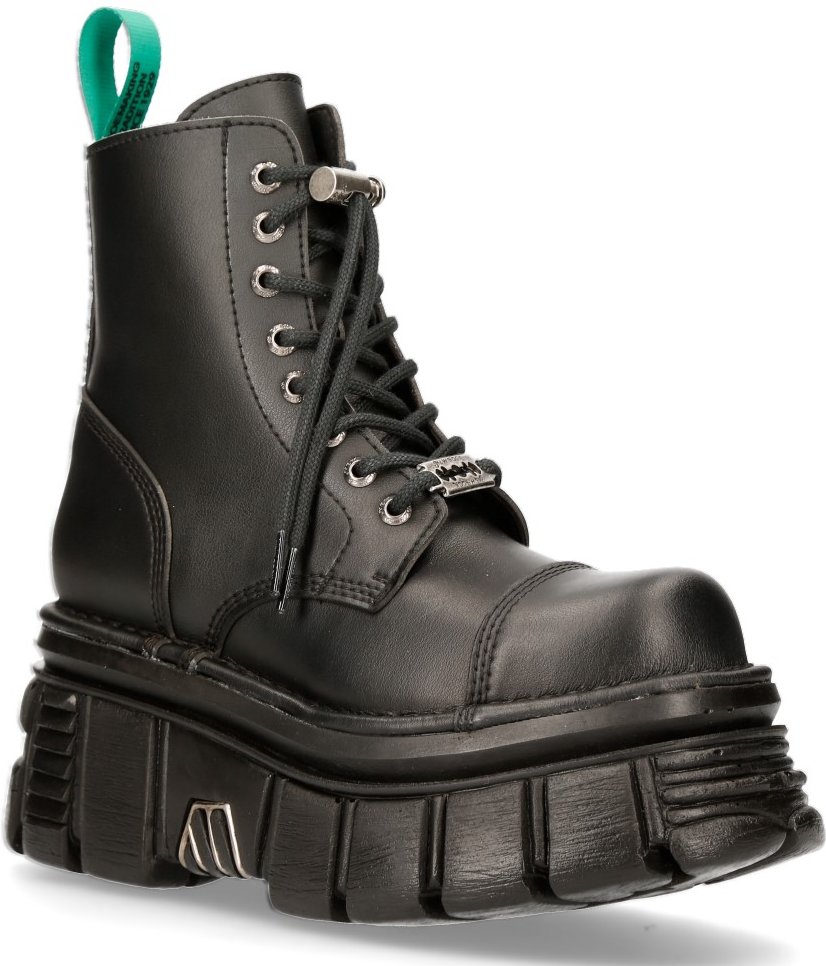 New Rock Kampfplattformstiefel aus veganem Leder – TANKMILI083-VS2