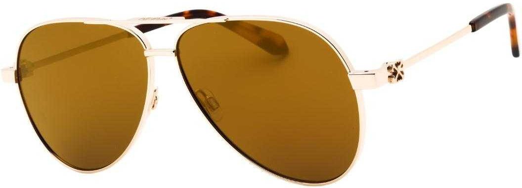 Off White - "Ruston L" Verspiegelt-Sonnenbrille für Herren/Damen Unisex, Metall (Gold)