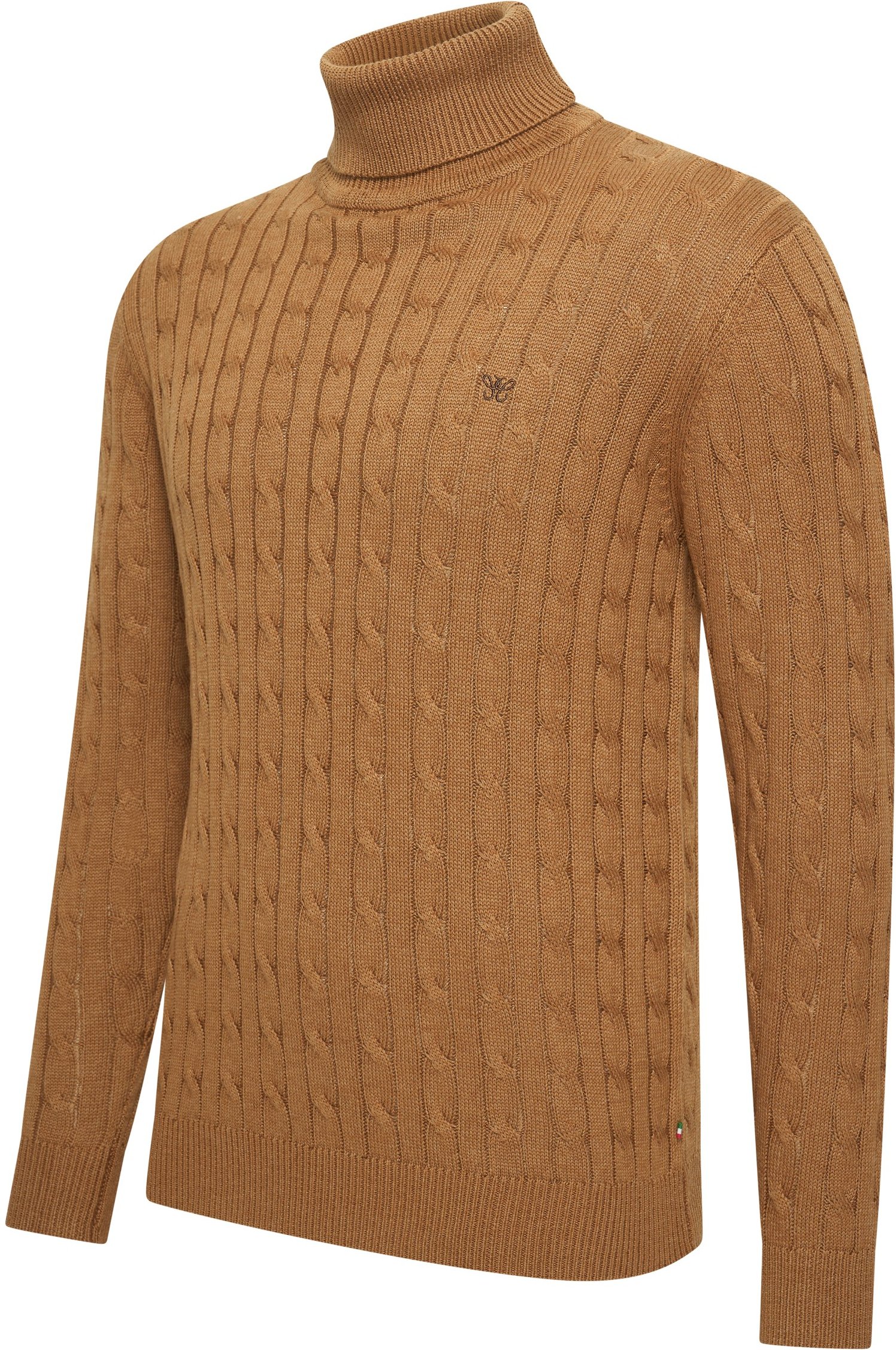 Cappuccino Italia Trui Aosta Kabelpullover Braun