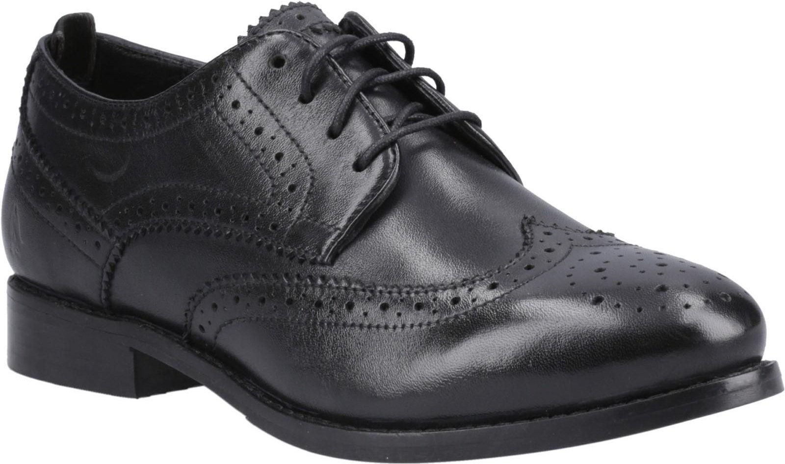 Hush Puppies - "Natalia" Halbschuhe für Damen, Leder (Schwarz)