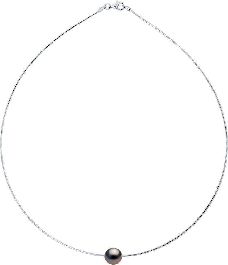 DIADEMA - Halskette - Omega - Silber und Tahiti-Perle