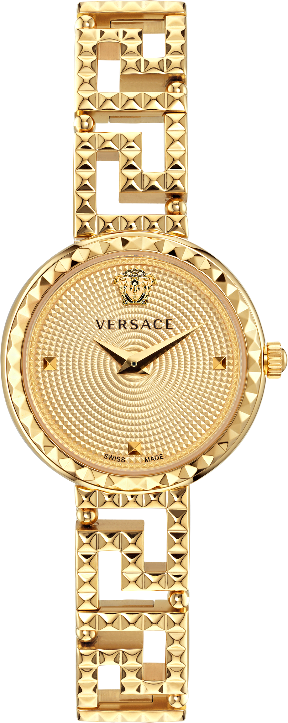 Versace Greca Goddess Gold Damen Armbanduhr VE7A00323