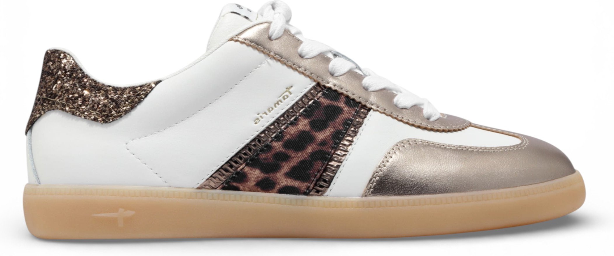 Thumbnail - Tamaris Damen-Sneaker aus weißem Leopardenleder