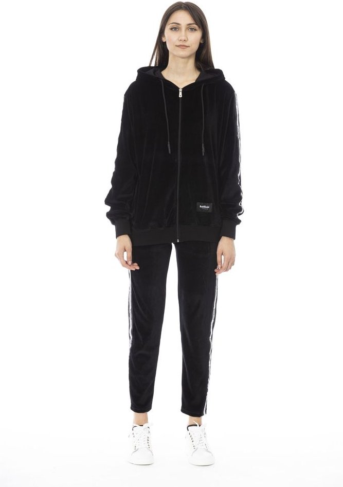 Samt-Jogginganzug mit Seitenstreifen