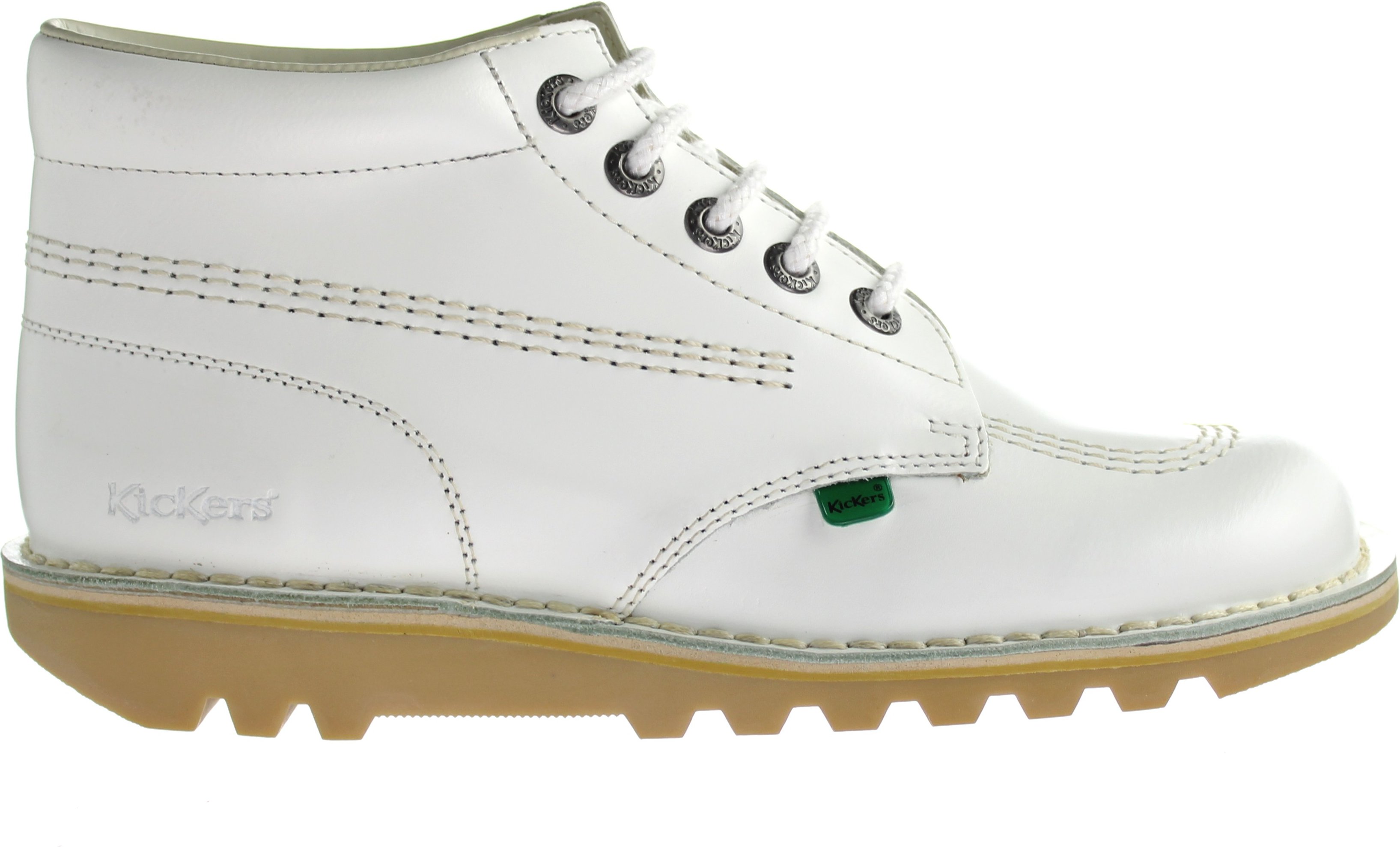 Kicker Kicks Hi Core Womens White Stiefel