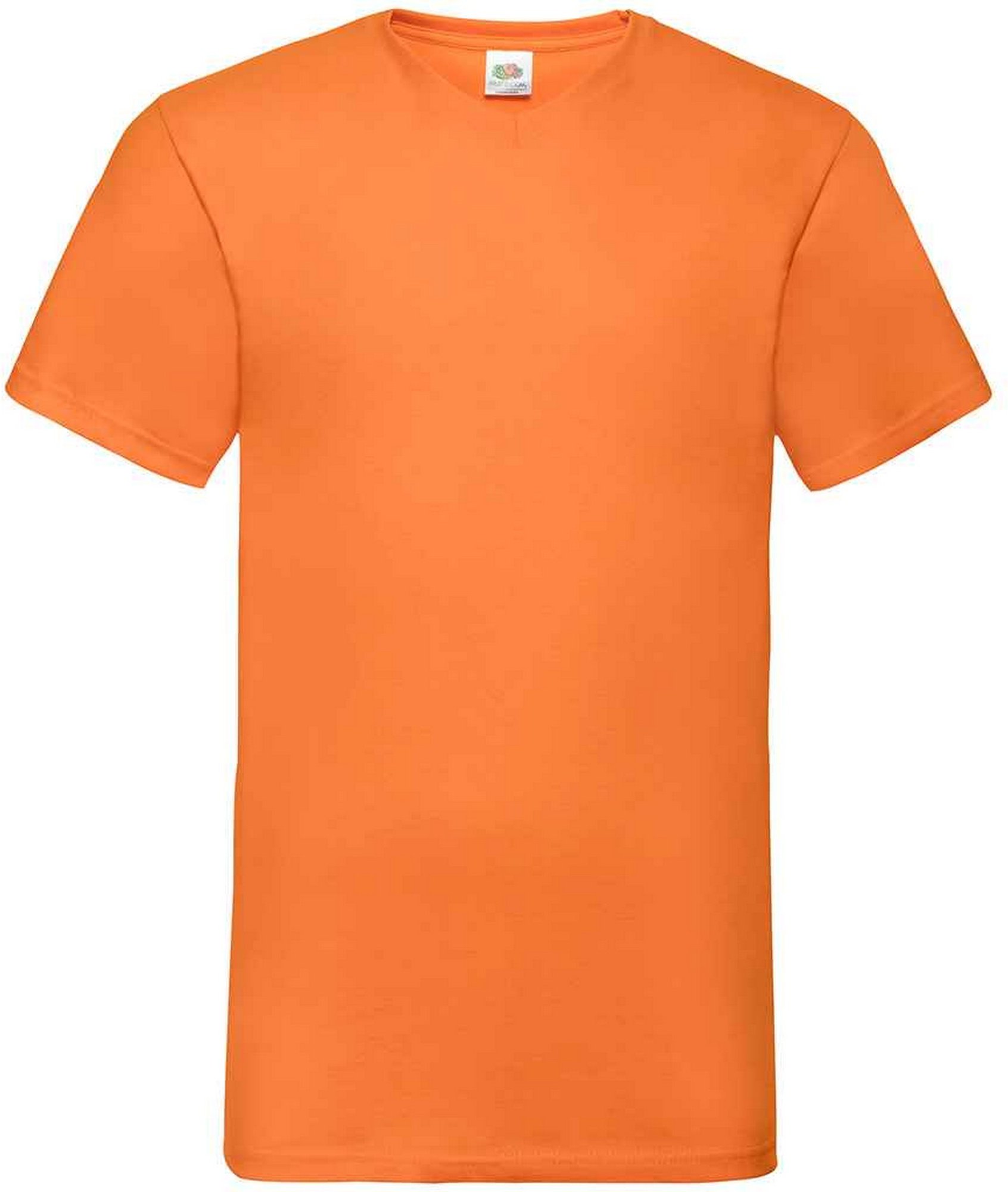 Thumbnail - Fruit of the Loom - "Value" T-Shirt V-Ausschnitt für Herren (Orange)
