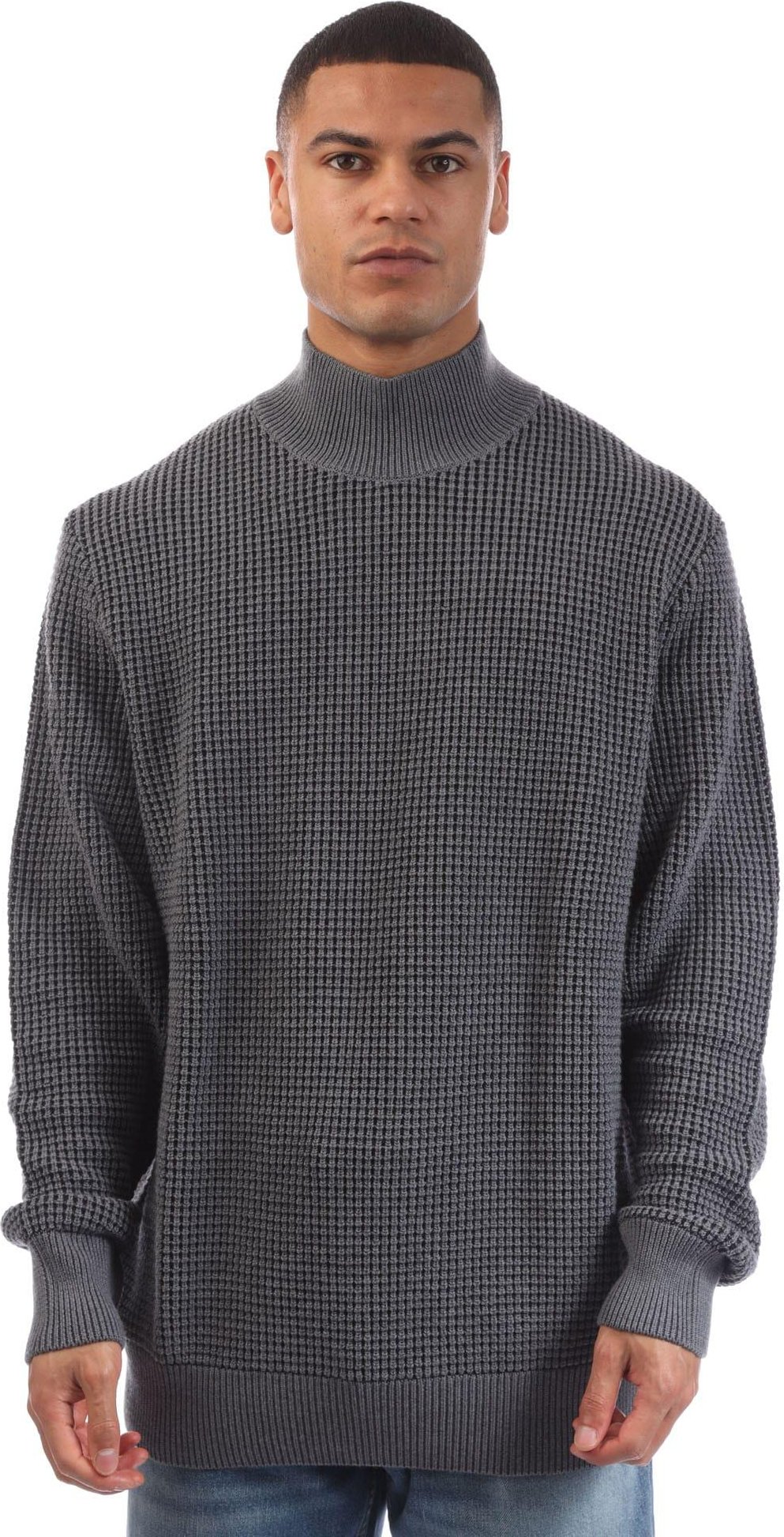 Boss - "Maurelio" Pullover für Herren, Hoch geschnitten (Grau)