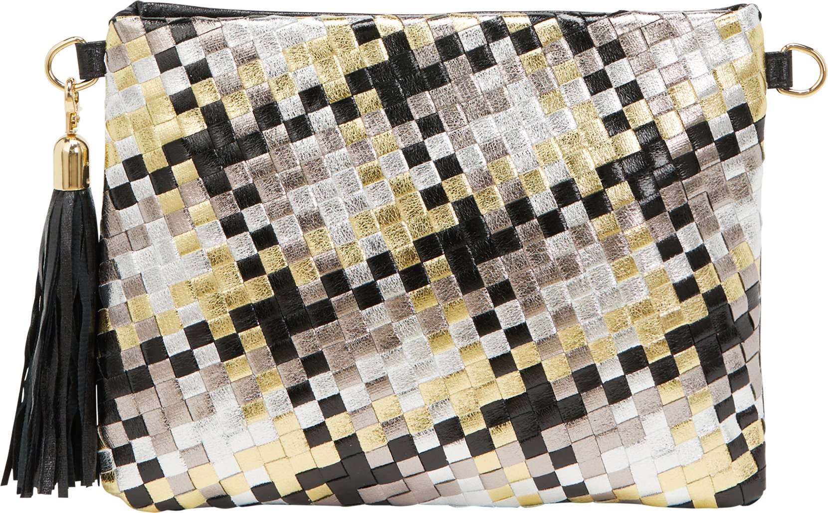 Faina Umhängetasche Umhängetasche Frauen Weiß Schwarz Gelb