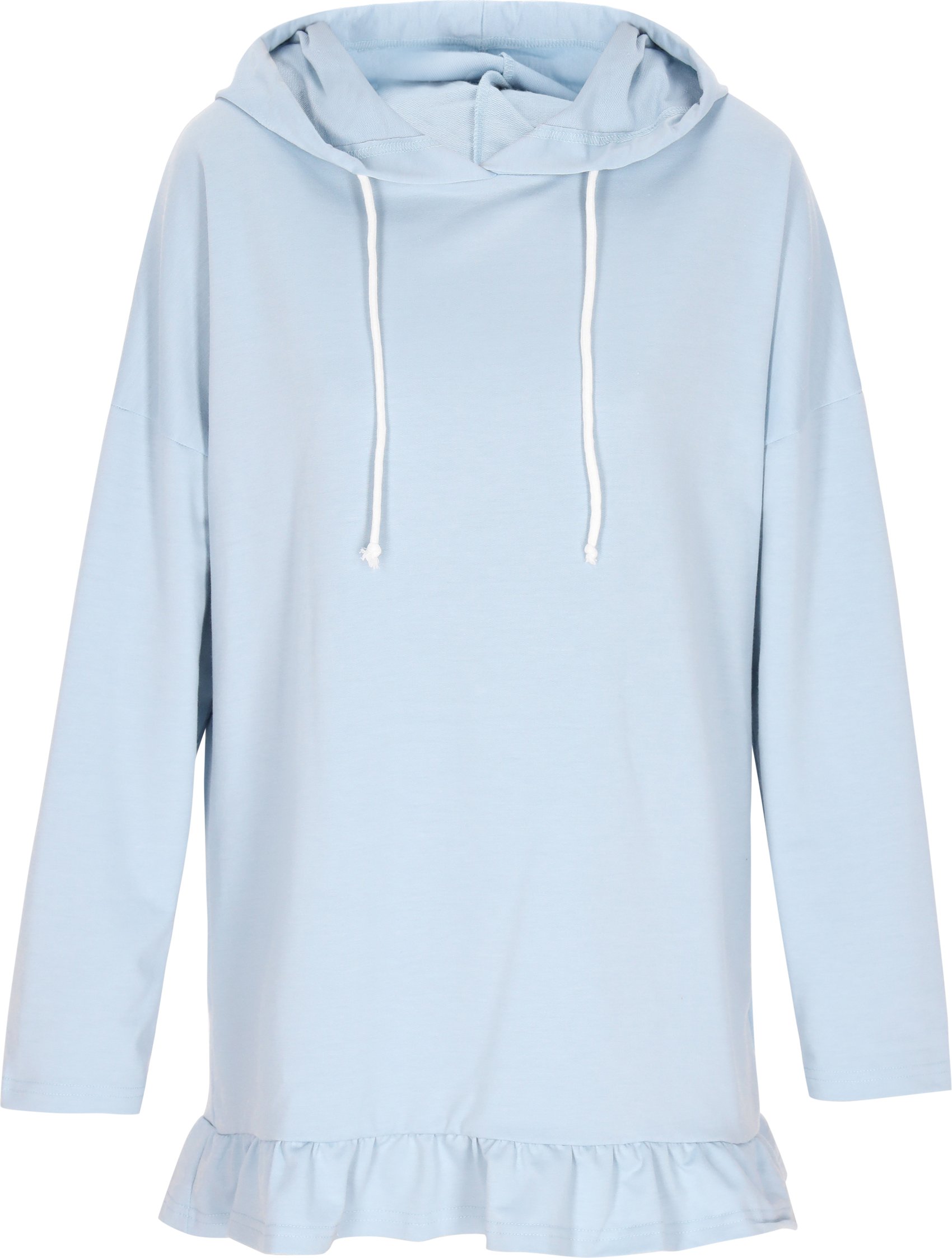 IZIA Sweatshirt Frauen Eisblau Moosgrau