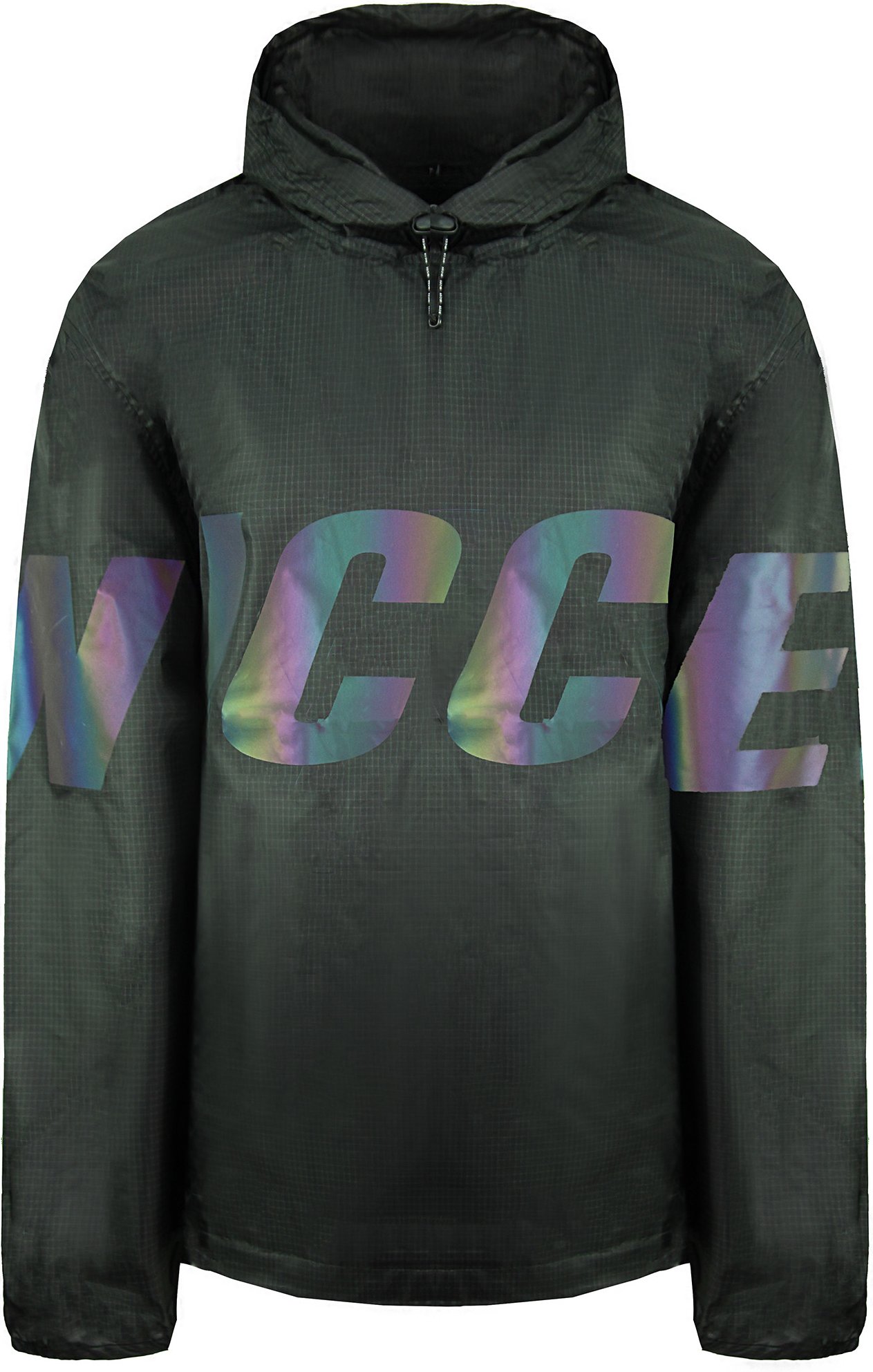 Nicce Long Sleeve Pullover Schwarze Herren reflektierende Kiefer Poncho 201 1 01 04 0088