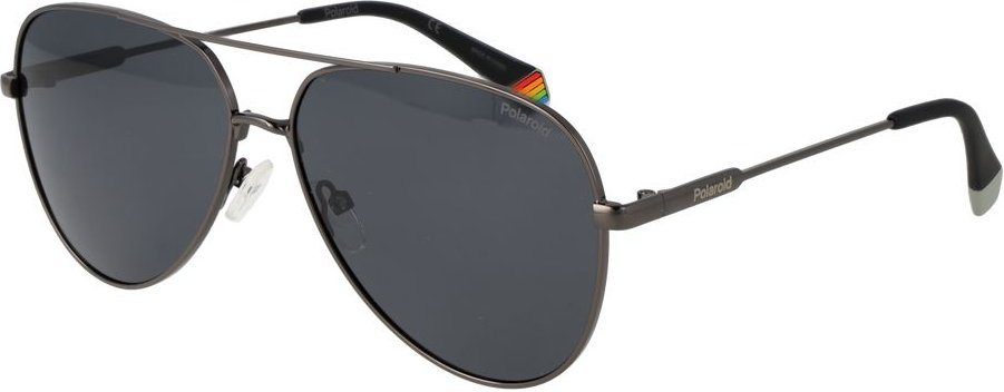 Graue Metallsonnenbrille