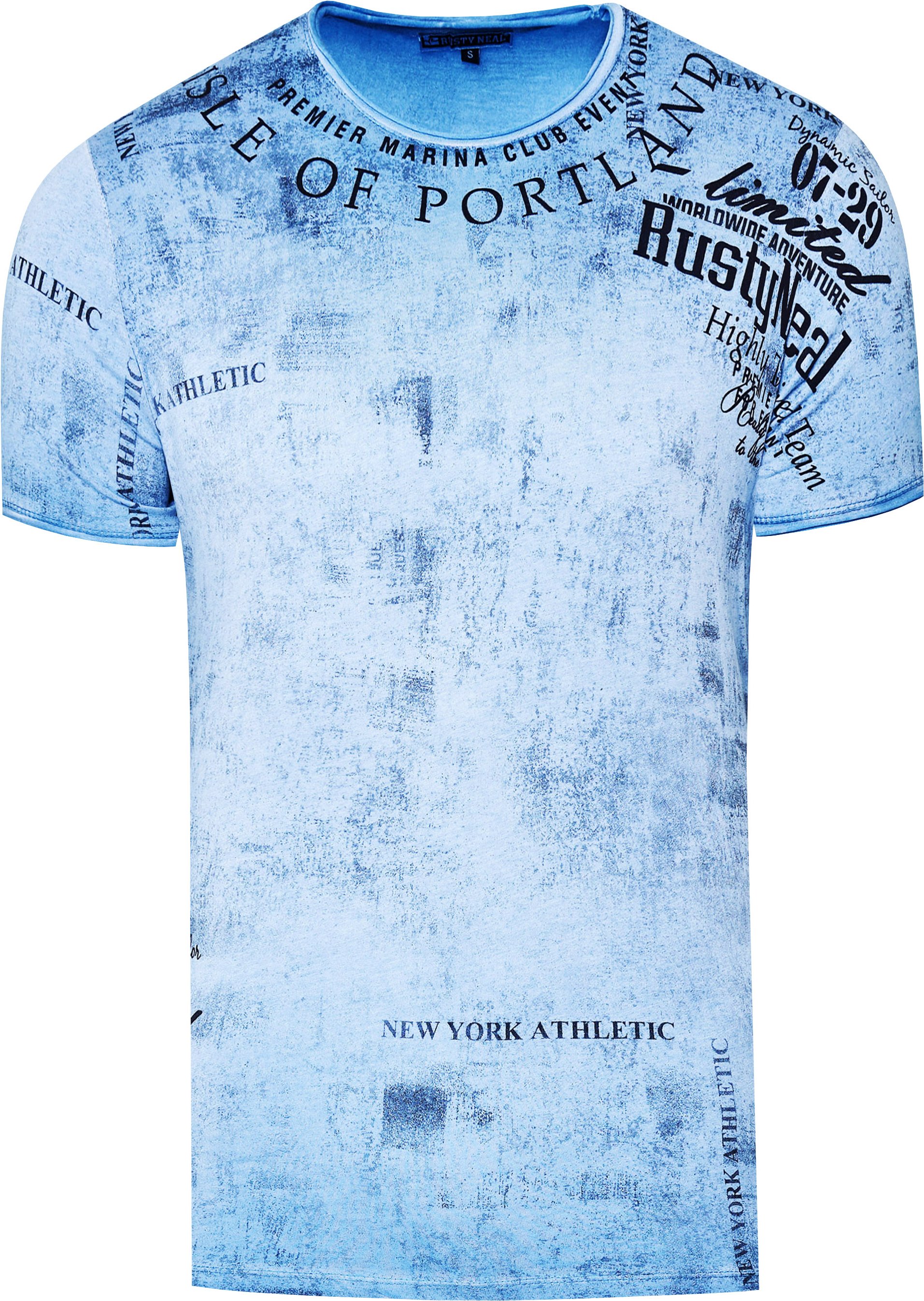 T-Shirt Verwaschen mit Prints