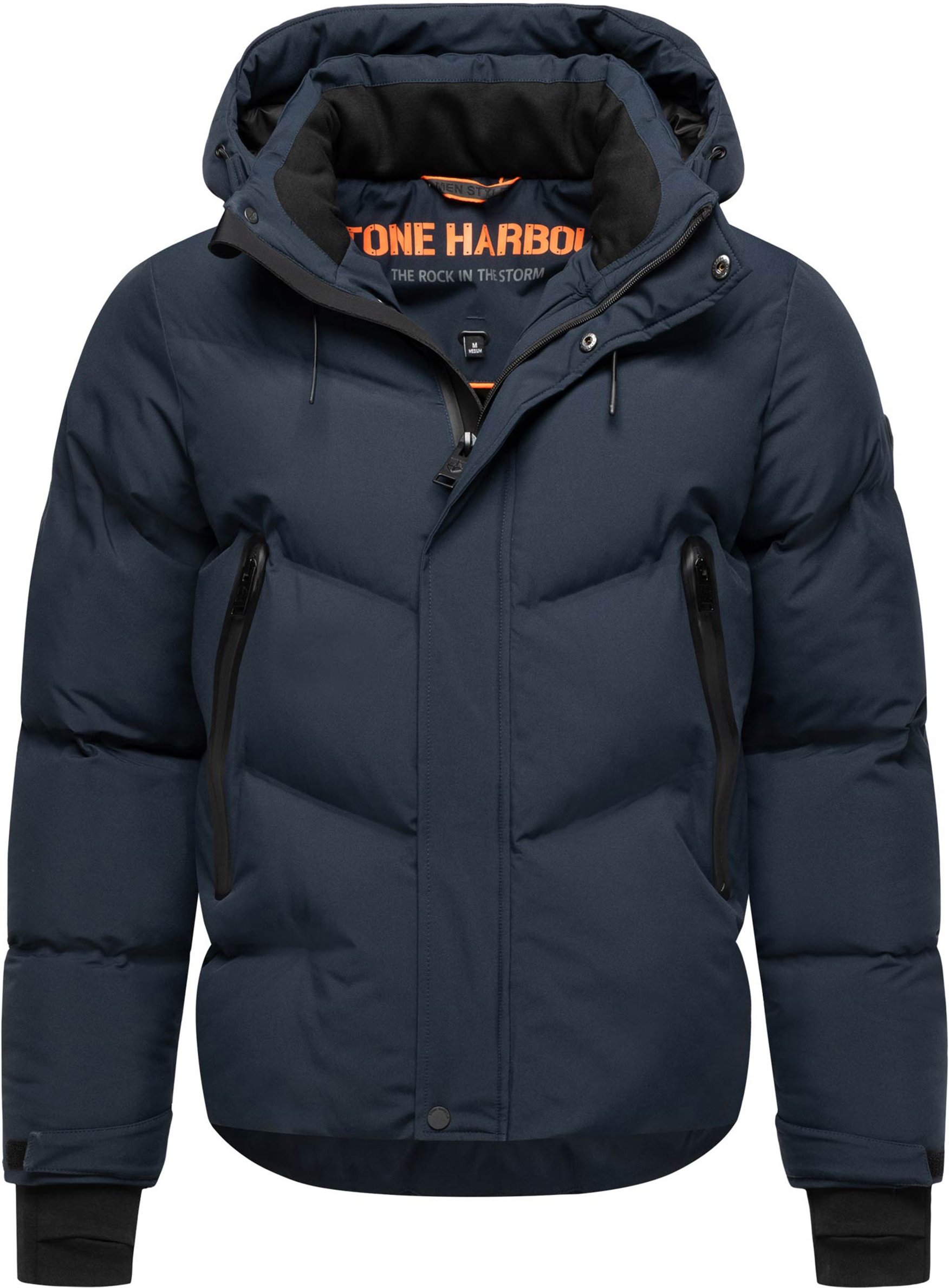 Stone Harbour Herren Winterjacke Livianoo mit abnehmbarer Kapuze & Fleece-Taschen