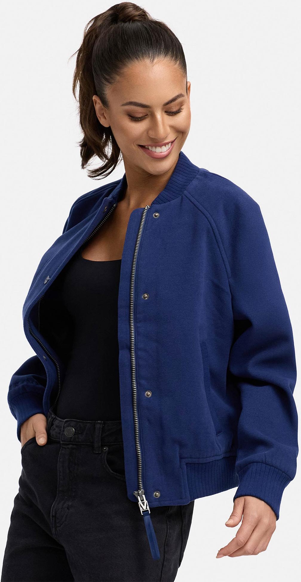 Marikoo Damen Übergangsjacke Zunaa im Bomber-/Collegejacken-Stil