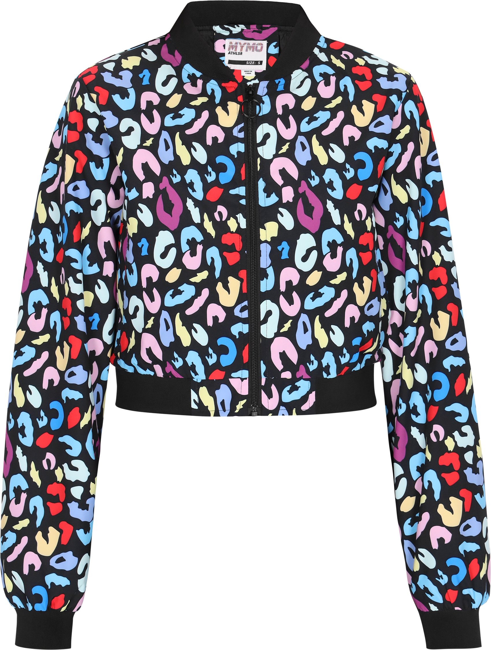 Mymo Jacke Frauen schwarz mehrfarbig