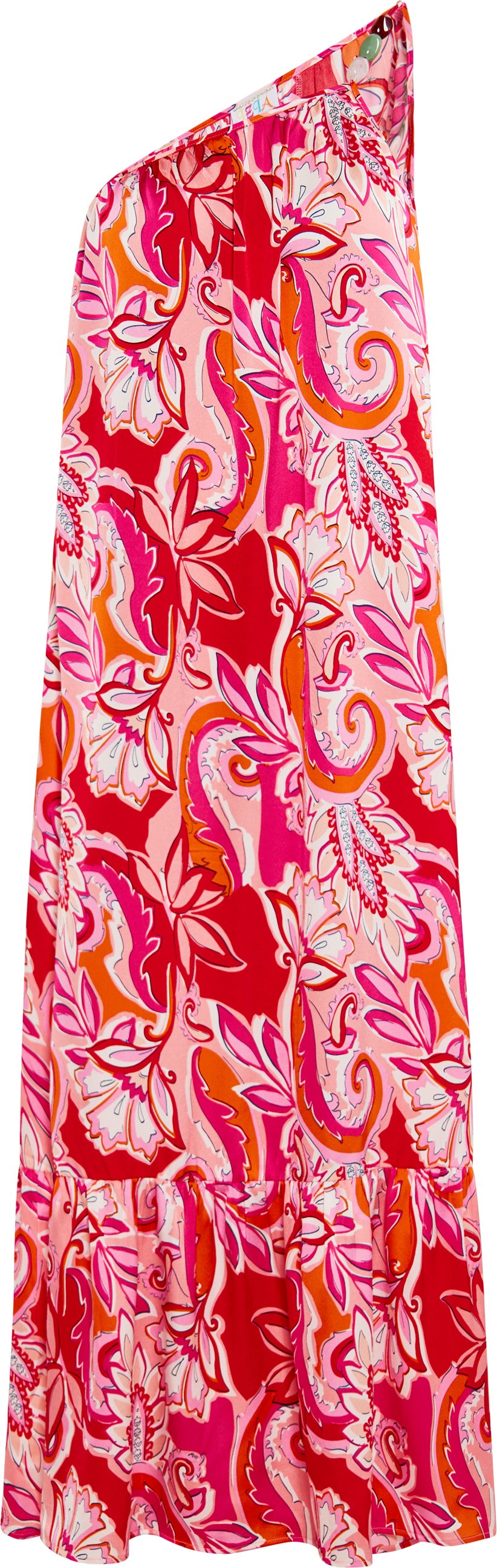 IZIA Kleid Damen Rot Mehrfarbig