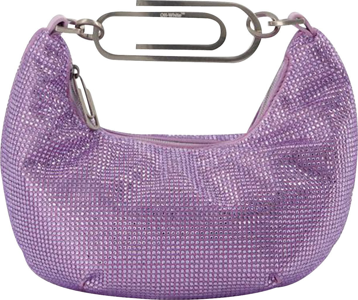 Binder Clip 20 Tasche in Strass / Flieder