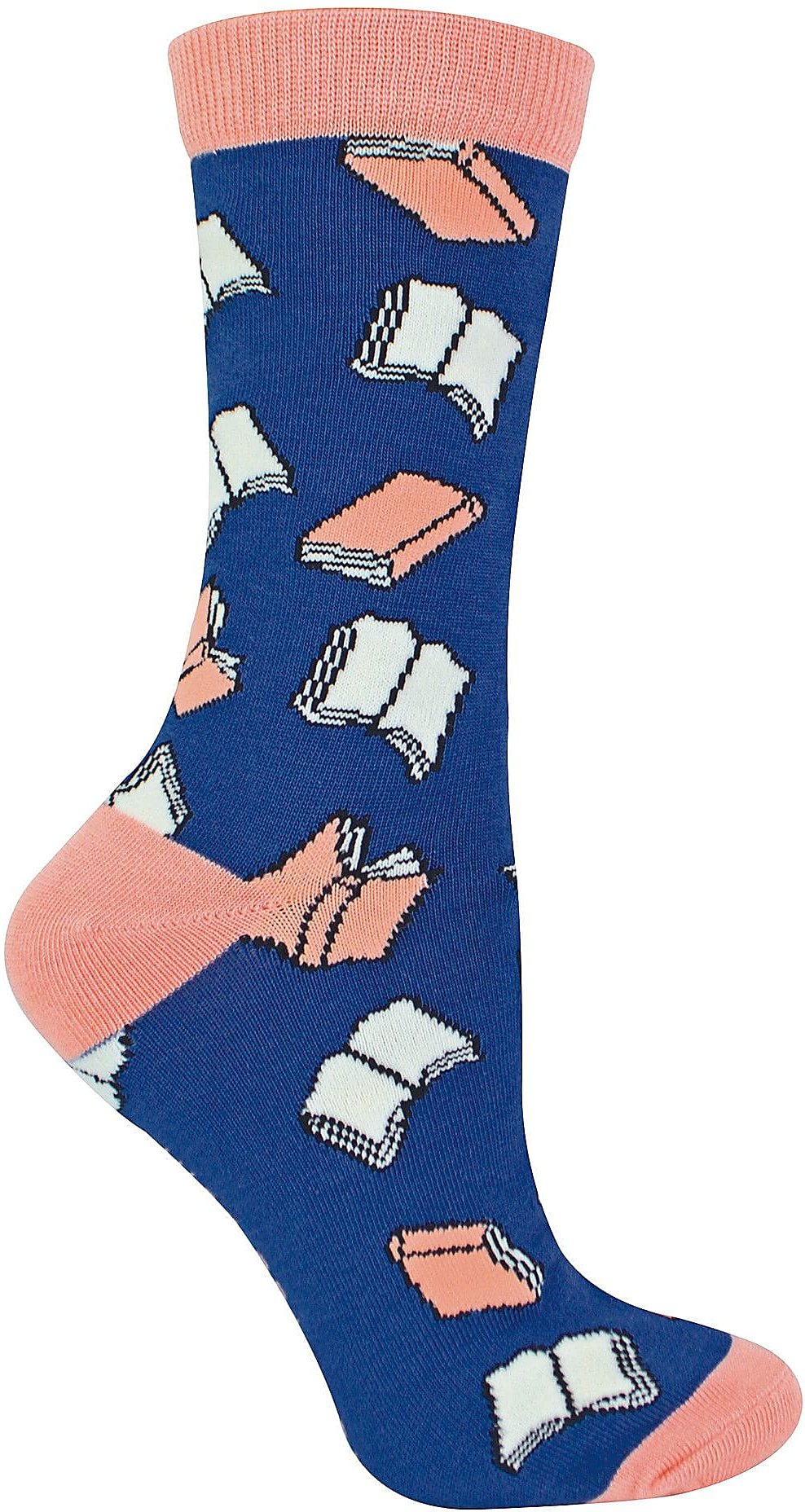 Damen Buchsocken | Neuheit Bambussocken | Geschenk für Buchliebhaber
