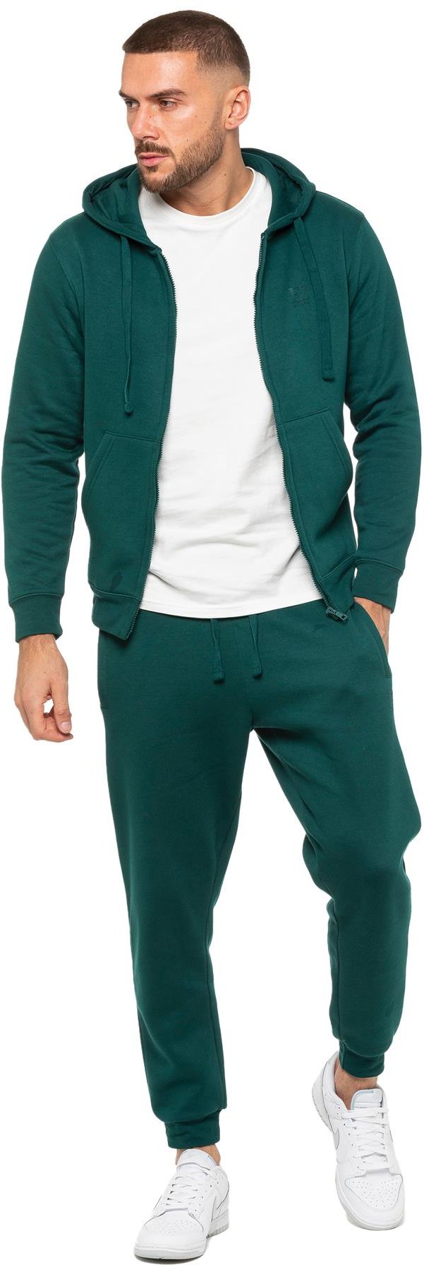 Enzo | Herren Zip Hoodie Trainingsanzug Set - Grün