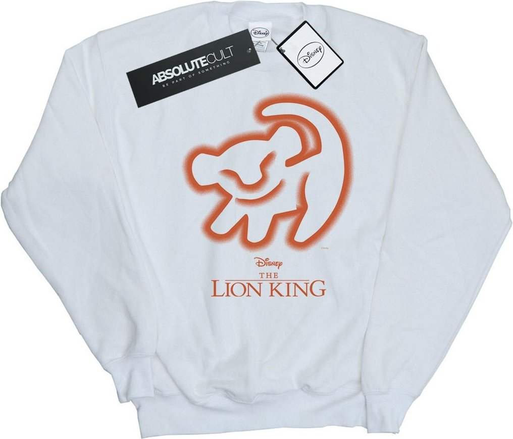 Disney - "The Lion King Cave Drawing" Sweatshirt für Damen (Weiß)