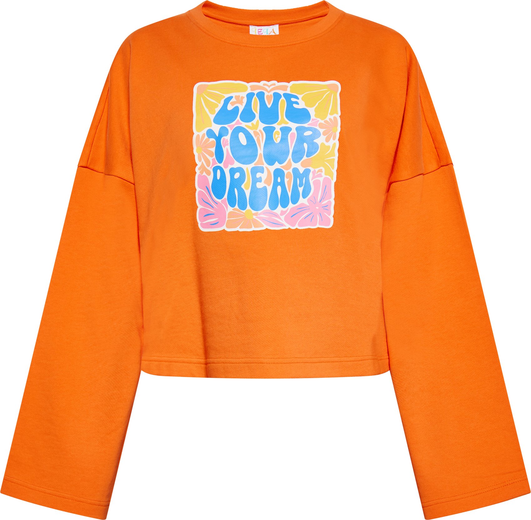 IZIA Sweatshirt Damen orange