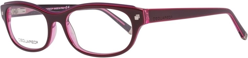 Dsq5022 Brille Rosafarbene Ovalrahmen