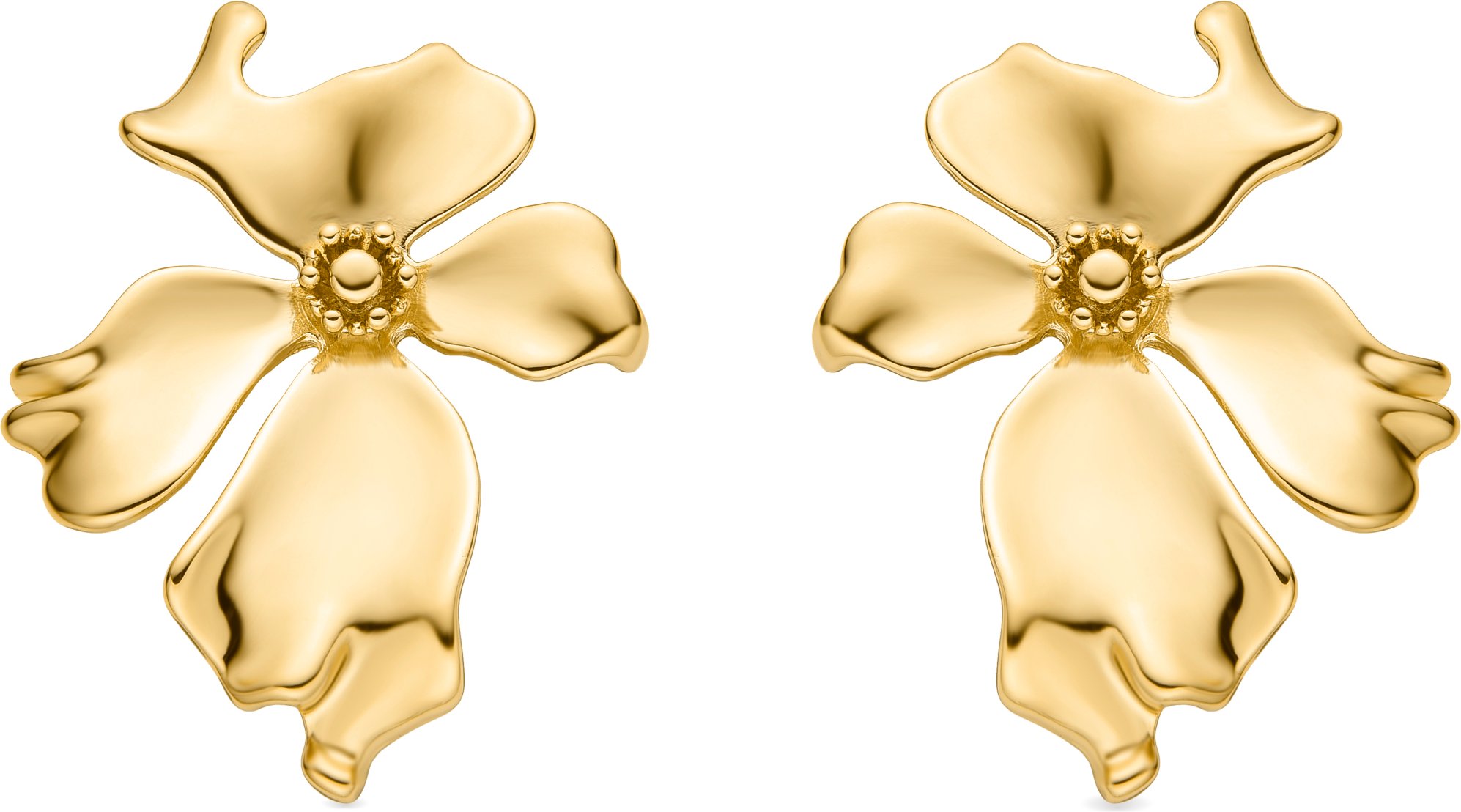 Luxenter-Ohrringe aus 18 Karat Gelbgold - Haiqua